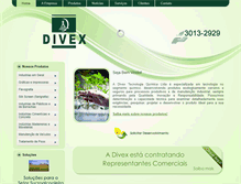 Tablet Screenshot of divexquimica.com.br